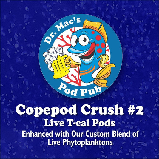 Dr. Mac’s Pod Pub live Tigriopus copepods for reef aquariums