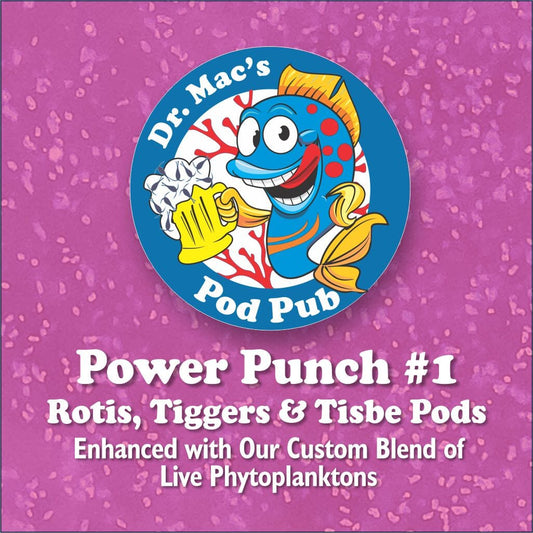 Dr. Mac’s Pod Pub live rotifer mix for corals and reef aquariums