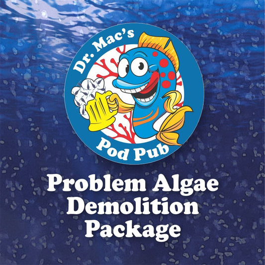 Dr. Mac’s Pod Pub problem algae demo kit for reef aquariums