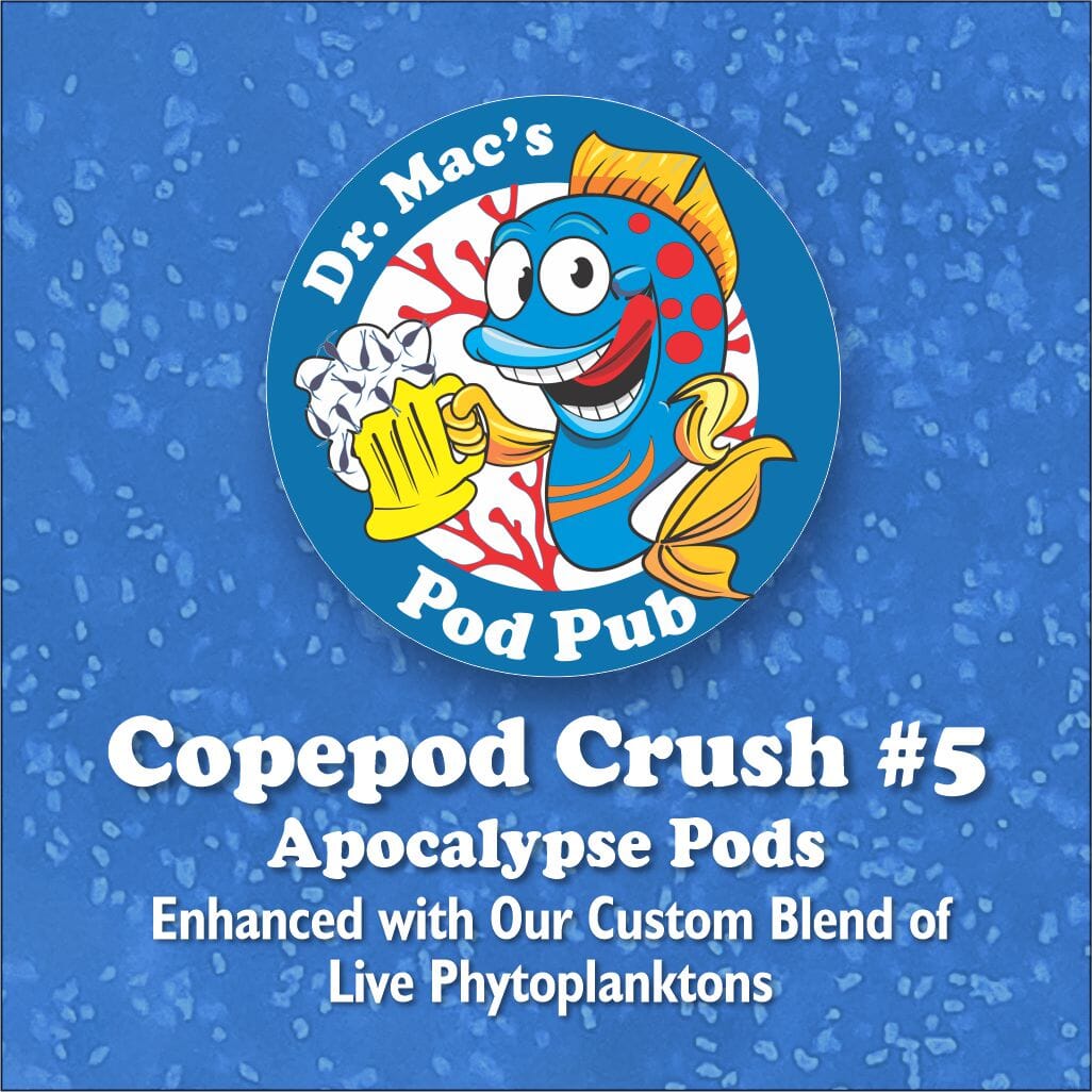 Dr. Mac’s Pod Pub live Apocalypse pods for reef aquariums