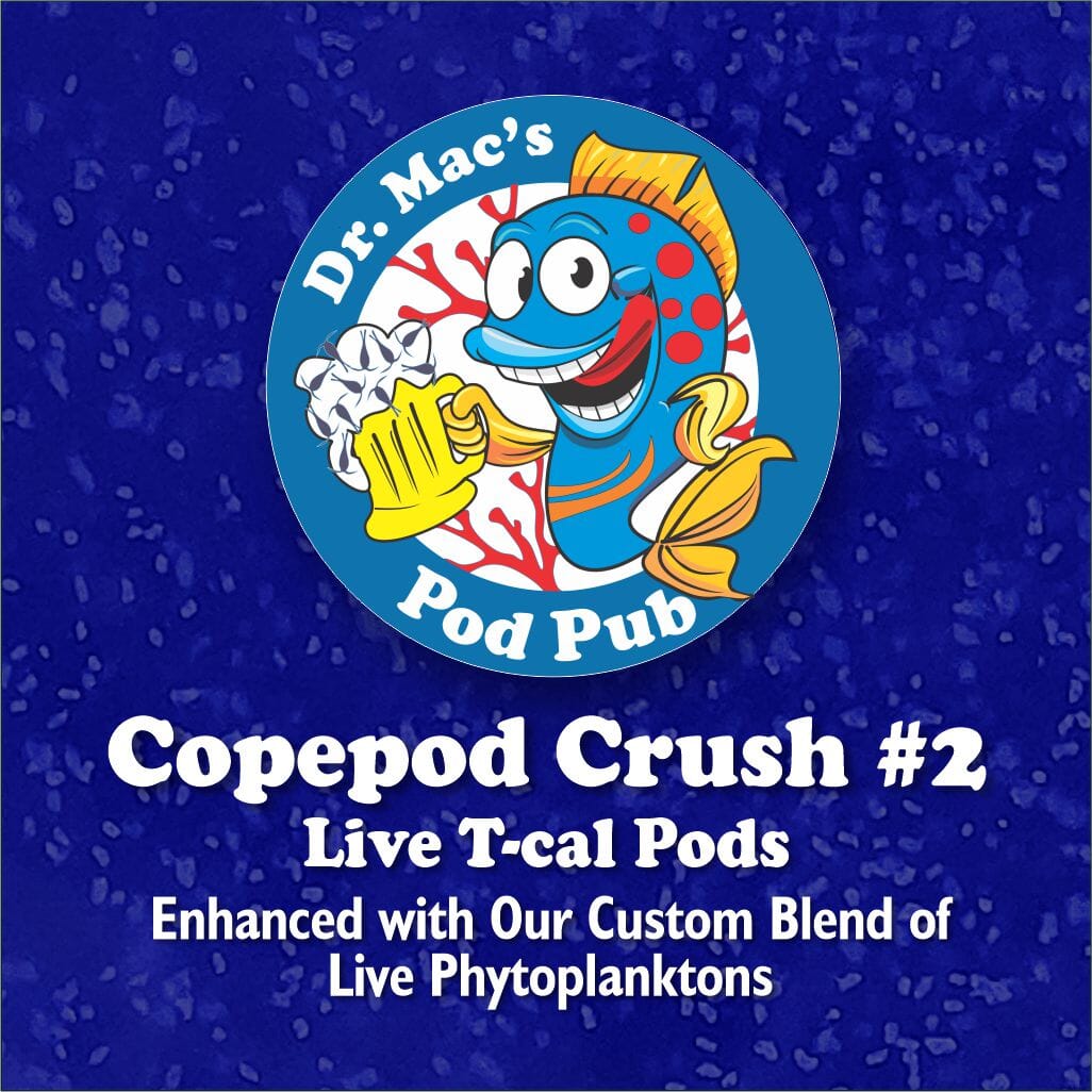 Dr. Mac’s Pod Pub live Tigriopus copepods for reef aquariums